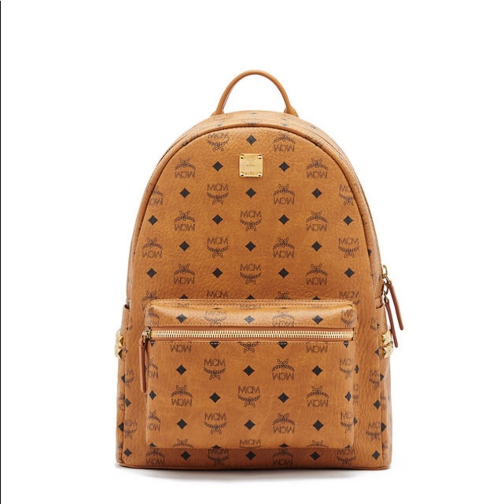 MCM Leather Cognac Backpack